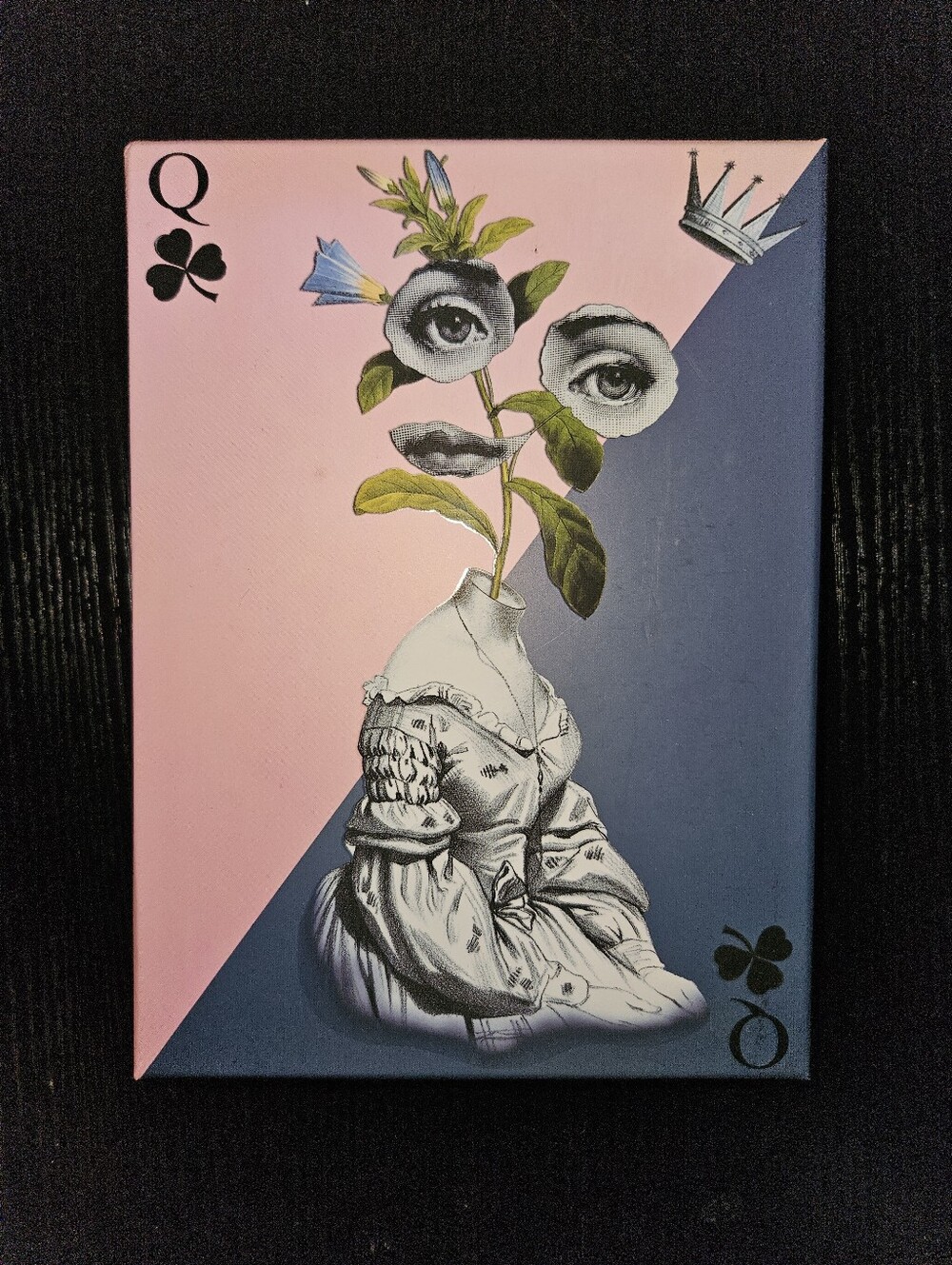 New Christian Lacroix Surreal Collage Notecard Set - 8 Ct - Playing Card Design